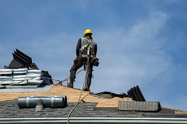 Professional Emergency Roof Repair technician working in Raymore, MO